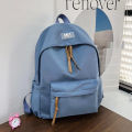Backpack Trendy Multicolor Student Backpack Outing Leisure Bag Fashion Pendant Junior High School High School Student College Student School Bag.