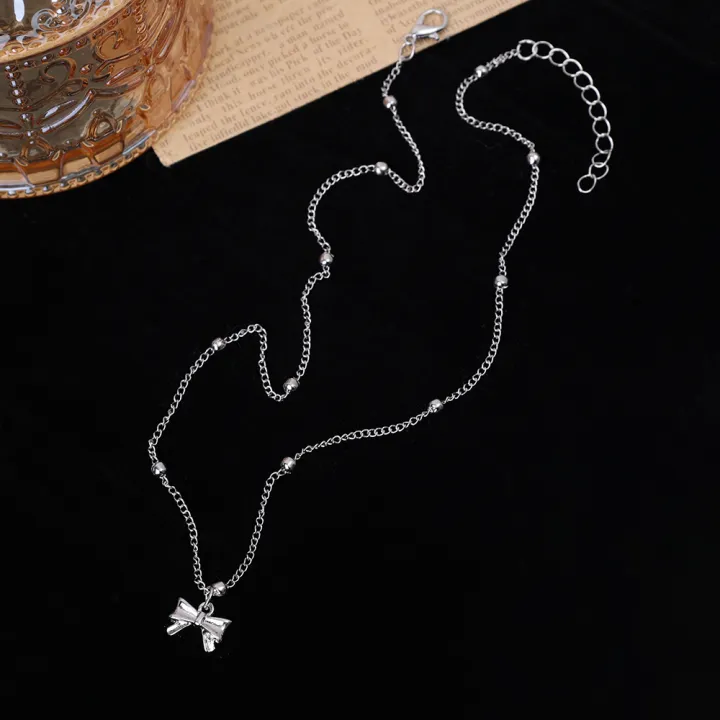 Bow%20Clavicle%20Chain%20Necklace%20Fashion%20Alloy%20Pendant%20Necklace%20For%20Women%20INS%20Jewelry%20Accessories%20-%20Image%206