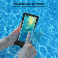 Doomhot Waterproof Phone Case Summer Swimming Diving Surfing Small Waist Floating Airbag Mobile Phone Waterproof Bag for 7.2 inches Phone Swimming Dry Bag IPX8 Protective. 