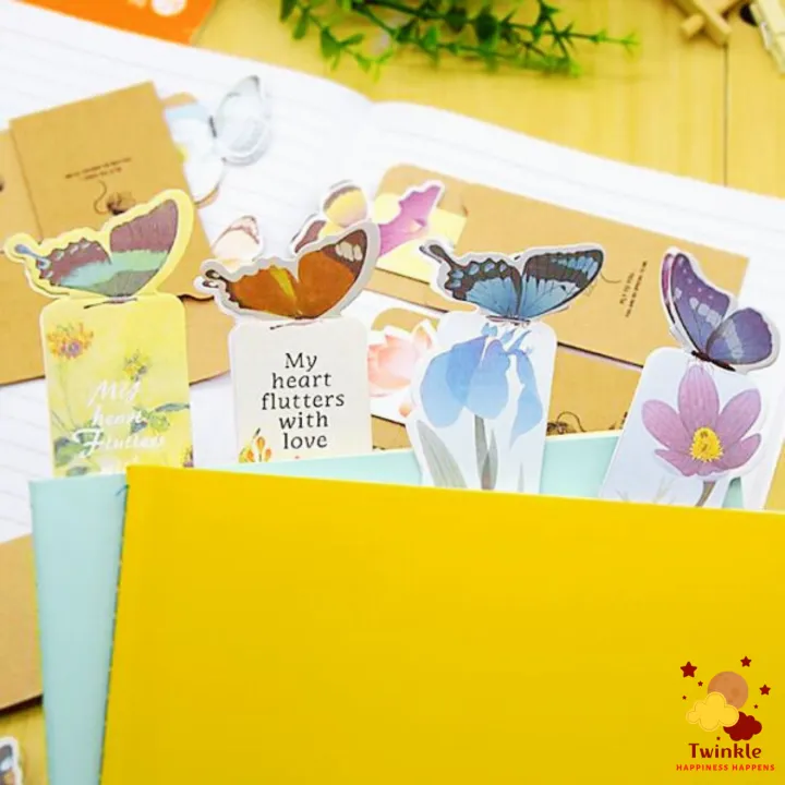 1%20Piece%20or%203%20Pieces%20Classic%20Butterfly%20Paper%20Bookmarks%20For%20Books%20Markers%20Holder%20Clip%20for%20book%20Creative%20Gift%20Stationery%20-%20Image%208