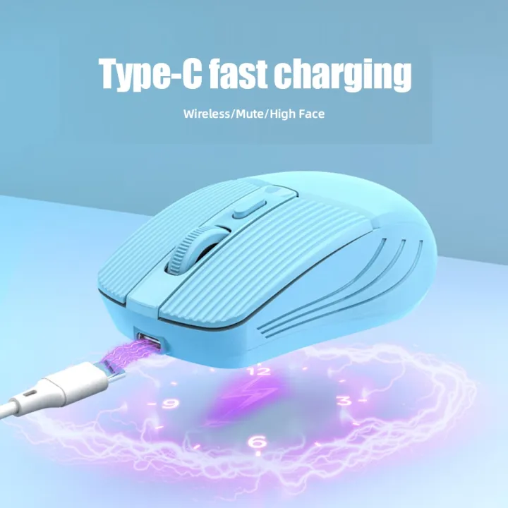 HXSJ%20Tablet%20Laptop%20Mice%20White%20Wir-eless%20Mouse%20Portable%20Pc%20Mouse%20-%20Image%202