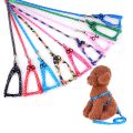 Adjustable Training Dog Pet Puppy Cat Nylon Harness Lead Leash Traction Rope.
