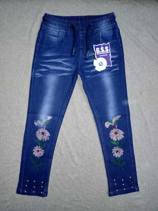 Girls%20Denim%20Jeans%20Long%20Pant%20(2-12Y)%20Years%20Blue%20colour%20-%20Image%203