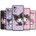 Cute Kuromi My Melody Phone Case For Xiaomi Redmi Note 11 10 9 8 12 Pro Plus 9S 7 10S 11S Back Cover Redmi Note 10Pro 8Pro Funda. 