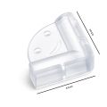 Transparent Silicone Table Corner Protector Baby Safety Anti Collision Cover (1pcs). 