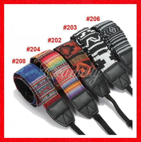 Ethnic, Canon & Nikon Camera Straps for DSLR Camera Belt 202 , 204 ,208