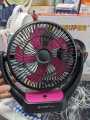 JY SUPER JT-2523 High-Speed Lithium Rechargeable Table Fan - Elegant Unisex Fashion Accessory.