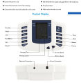 Multi-functional Digital Electrical Ten's Acupuncture Therapy Massager, Slimming Body Stimulator Machine (JR-309A). 