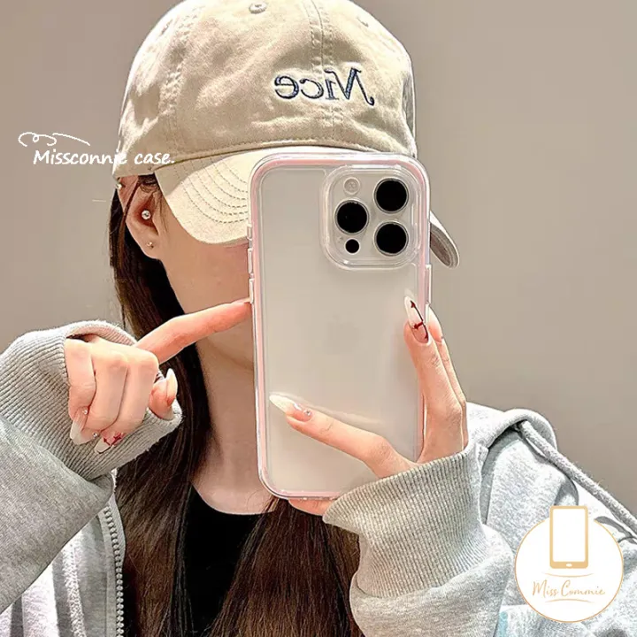 Luxury%202%20in%201%20Macaron%20Candy%20Color%20Bumper%20Case%20Compatible%20for%20IPhone%2016%2013%2014%2011%2012%2015%20Pro%20Max%2015%2014%2016%20Plus%2014%2016%2012%2015%2013%20Pro%20Transparent%20Shockproof%20Soft%20Tpu%20Cover%20-%20Image%204