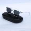 Transparent Frame Sunglasses for Men - Black. 