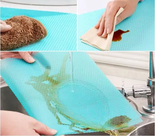 4pcs%20Refrigerator%20Pad%20Antibacterial%20Antifouling%20Mildew%20Moisture%20Pad%20Waterproof%20Refrigerator%20Mats%20-%20Image%204