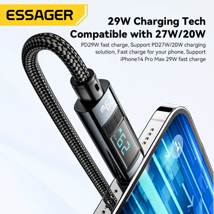 Essager%20PD%2029W%20USB%20Type%20C%20Cable%20For%20iPhone%2014%2013%2012%20Pro%20Max%20Fast%20Charge%20Charger%20For%20MacBook%20IPad%20Lightning%20Digital%20Display%20Cable%20-%20Image%202