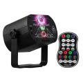 7 Color LED DJ Disco Laser Sound Strobe Projector For Christmas Halloween Deorations B. 