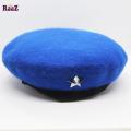 Blue Che Guevara Military Metal Star Beret Cap (Free Size).