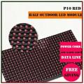 Single Color P10 Red LED module SMD 32*16 Pixel 320*160mm for Single color LED display Scrolling message led sign 16 x 32.