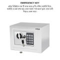 Locker for home zymak l64 Digital Locker White colour Mini Locker L-64 Digital Password Safety Locker Safe Bank Vault Iron Safe Office Restaurant.