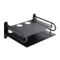 Floating Wall Shelf for Tv Components, Space Aluminum Router Wall Mount Shelf Bracket, Tv Accessories Shelves for Cable Boxes,DVD Player, Game Console, Smart Speaker, Mini Projector.