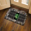 2024 Haunted House Decoration Floor Mat Halloween Manhole Cover Clown Entrance Door Mat Entrance Entrance Floor Mat Thickened Carpet. 