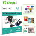 A4 sublimation heat transfer paper for polyester cotton T-shirt cushion fabrics mugs phone case DIY printing desig. 