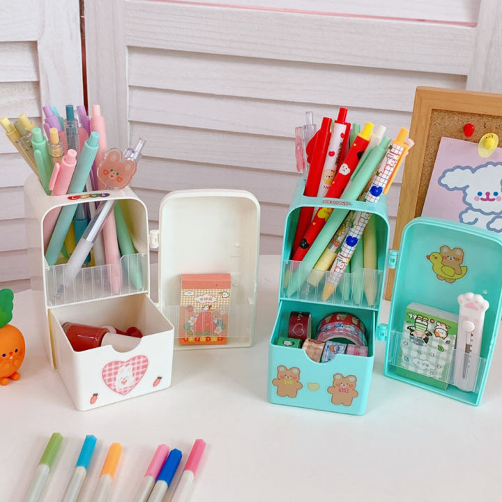New%20ummerflower%20Kawaii%20Organizer%20Refrigerator%20Pen%20Holder%20tudent%20Cute%20Large-capacity%20Dektop%20Organizer%20torage%20Creative%20Tube%20weet%20Pencil%20Cae%20-%20Image%204