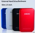 500gb external portable hard drives slim - best quality - multiple colors with 2 years warranty.