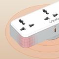 Ld_nio SC3317 3 AC Outlets Portable Extension Power Socket. 