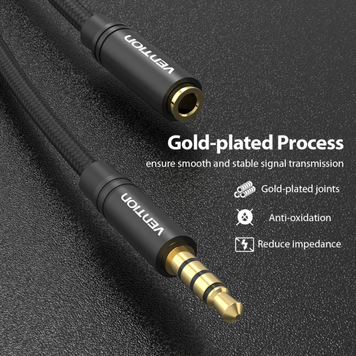 Vention%203.5mm%20Audio%20Extension%20Cable%20jack%203.5mm%20Male%20to%20Female%20AUX%20Cable%20for%20Headphones%20Huawei%20P20%20iPhone%206s%20MP4%20Player%20AUX%20Cable%20-%20Image%205