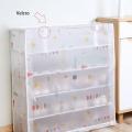 Shoe Rack Dust Cover Multi-Layer Shelf Cover Simple Shoe Cabinet Storage Cloth Covers Household Indoor Waterproof Dustcover. 