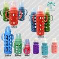 Minitree Glass Baby Feeding Bottle - Safe, Durable, Eco-Friendly, Healthy Start - as per color.