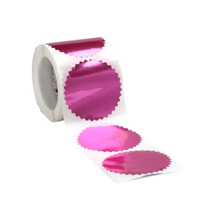 100/250PCS%2045mm%20Silver%20Golden%20Redness%20Certificate%20Wafer%20Company%20Seal%20Labels%20Stickers%20for%20Embossing%20Award%20-%20Image%203