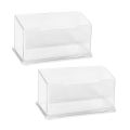Clear Desktop Business Card Holder Display Stand Acrylic Plastic. 