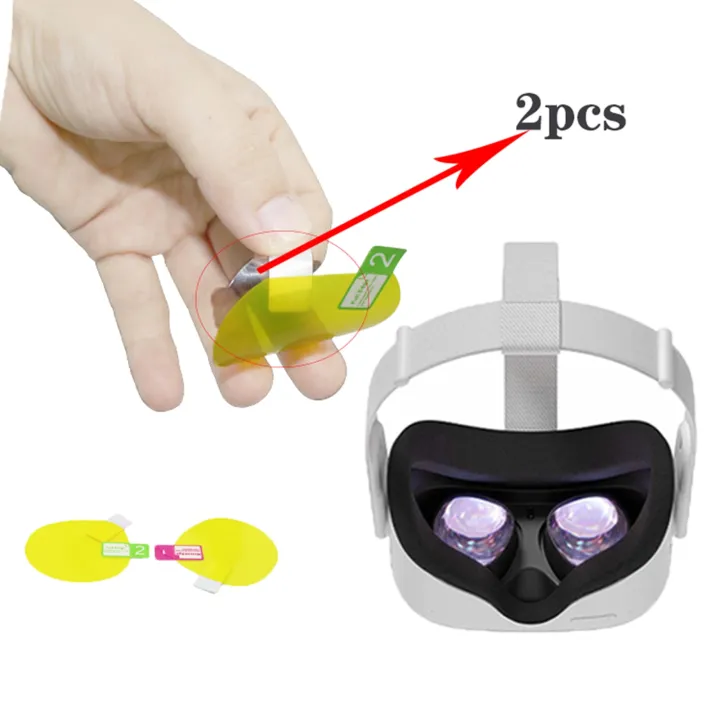 4Pcs%20Soft%20Films%20Lens%20Protector%20HD%20Clear%20Film%20For%20Oculus%20Quest%202%20VR%20Virtual%20Reality%20Lenses%20Protective%20For%20Quest2%20VR%20Accessories%20-%20Image%204