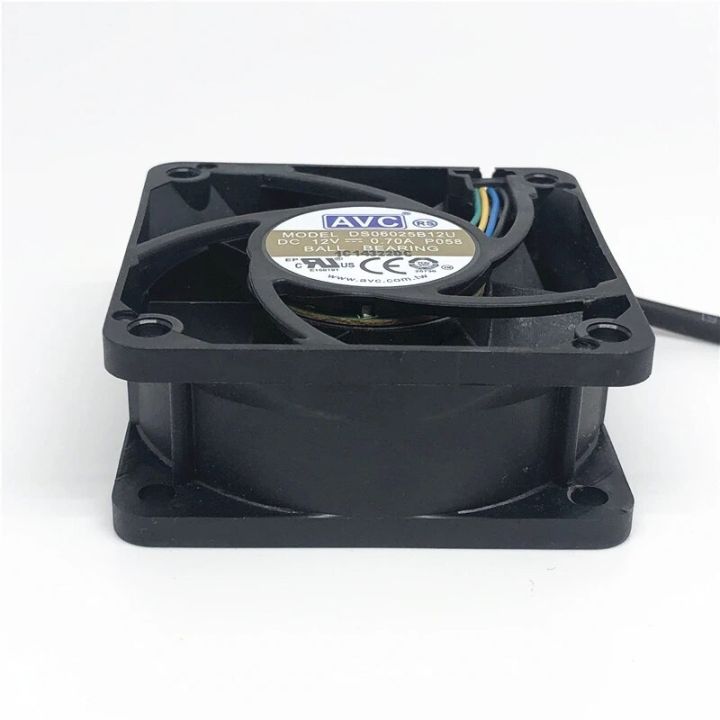 Ball%20Bearing%20AVC%20DS06025B12U%2012V%200.7A%206025%2060MM%2060x60x25MM%20CPU%20fan%20computer%20case%20Cooling%20fan%20with%204pin%20PWM%20-%20Image%205