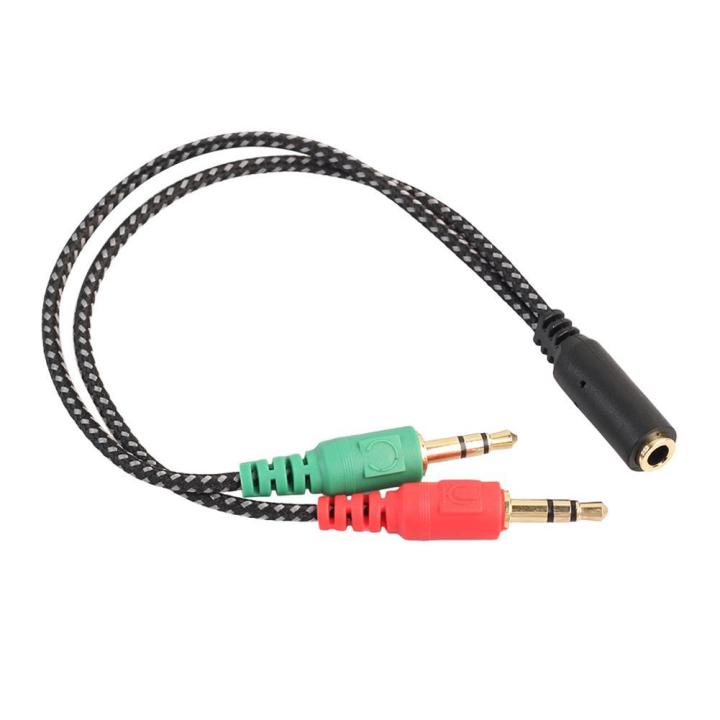 2Pcs%203.5mm%20Stereo%20Jack%201%20Female%20to%202%20Male%20Y%20Splitter%20Cable%20Headphone%20Microphone%20Plug%20Audio%20AUX%20to%20AU%20-%20Image%205