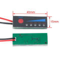 Battery Level Indicator 18650 Lithium, Lipo, LiFePO4, 3S or Lead-Acid 12V Capacity Display Module.