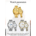 OLEVS 5567 Silver And Golden Two-tone Stainless Steel Analog Watch For Men - Golden & Silver. 