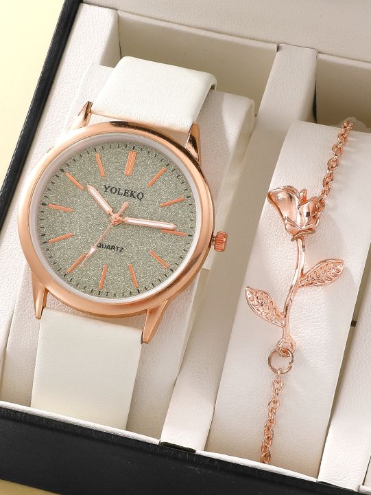 Minimalist%20Pretty%20Women%20Leather%20Quartz%20Watch%20&%201pc%20Bracelet%20-%20Image%204