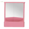 Non Reversing Mirror 23x19cm Versatile Use Stable Clear Cosmetic Stand Mirror for Bedroom. 