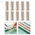 10Pcs 5 Rings Loose Leaf Binder Rings Binding Rings for Photo Notebook Cards.