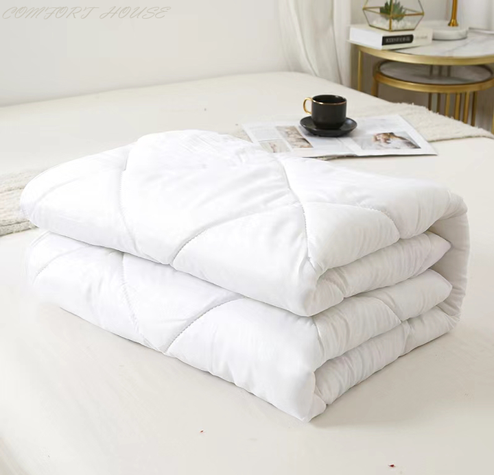 1Pcs soft Single/ Double Full White Color Comforter