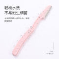 Eyebrow comb, scissors, beauty tools, portable macro scraper, set, 3-piece foldable eyebrow trimmer.
