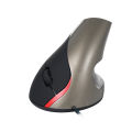 Optical Vertical Mouse Ergonomic Wired Mouse USB Mice 5 Button for PC Laptop(Grey). 