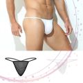 2 Pieces Sexy Stylish & Fashionable Mens Low Rise Briefs Thong Underpants Lingerie From Charu Closet / T-Back Panties Shorts Underwear Funny Thongs For Mens With Premium Packaging (Free Size). 