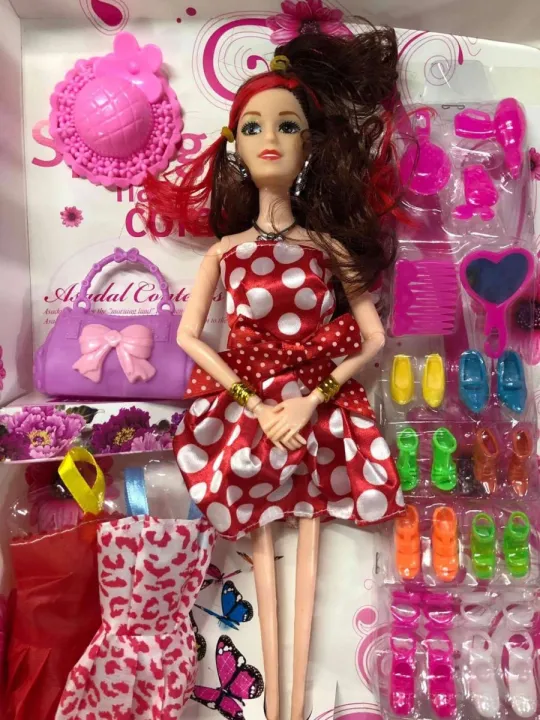 Baby%20girls%20Fashion%20Barbie%20Angel%20Doss%20with%20Dress%20Bag%20shoe%20Doll%20set.%20-%20Doll%20-%20Doll%20-%20Image%203