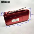 C-803 With Two 18650 Batteries Slot LED Flashlight Two TF Card Slot Portable FM Radio Wireless USB Speaker MP3 Player.