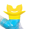 1 PCS Moldable Silicone Diving Bite Mouthpiece Water Snorkelling Valve Breathing Yellow. 