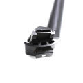 Aluminum Alloy Bike Seatpost 27.2  Lengthened Seat Posts Tube Extra Long Seat Post for MTB Mountain Road Bicycle (Black). 