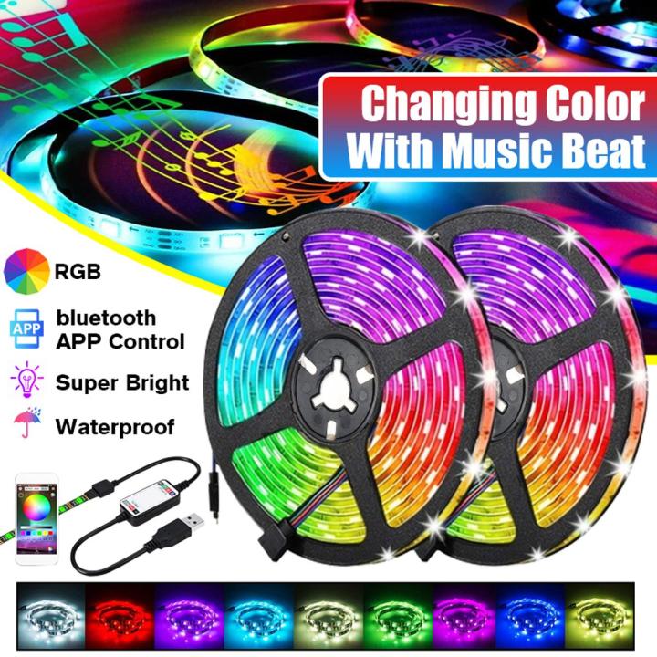 Light up life 4 in 1 5050RGB LED Strip Lights Smart Home bluetooth Controller Wifi Wireless App Controlled Light Strip Rope Kit Decoration Lights