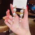 Big Pearl Dangle Earrings For Women.