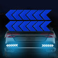 SL 12PCS Big Car Night Warning Reflective Sticker Scratch Modified Electric Motorcycle Body Sticker. 